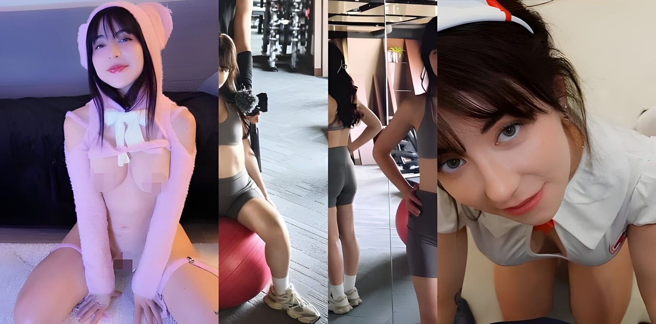 LunaLoveKiss混血瑜伽辣妹私训曝光！與教練激情互動全記錄