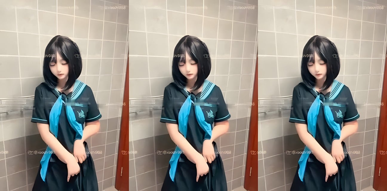 高中萝莉女學生對鏡裸舞自拍！JK水手服白絲誘惑全曝光