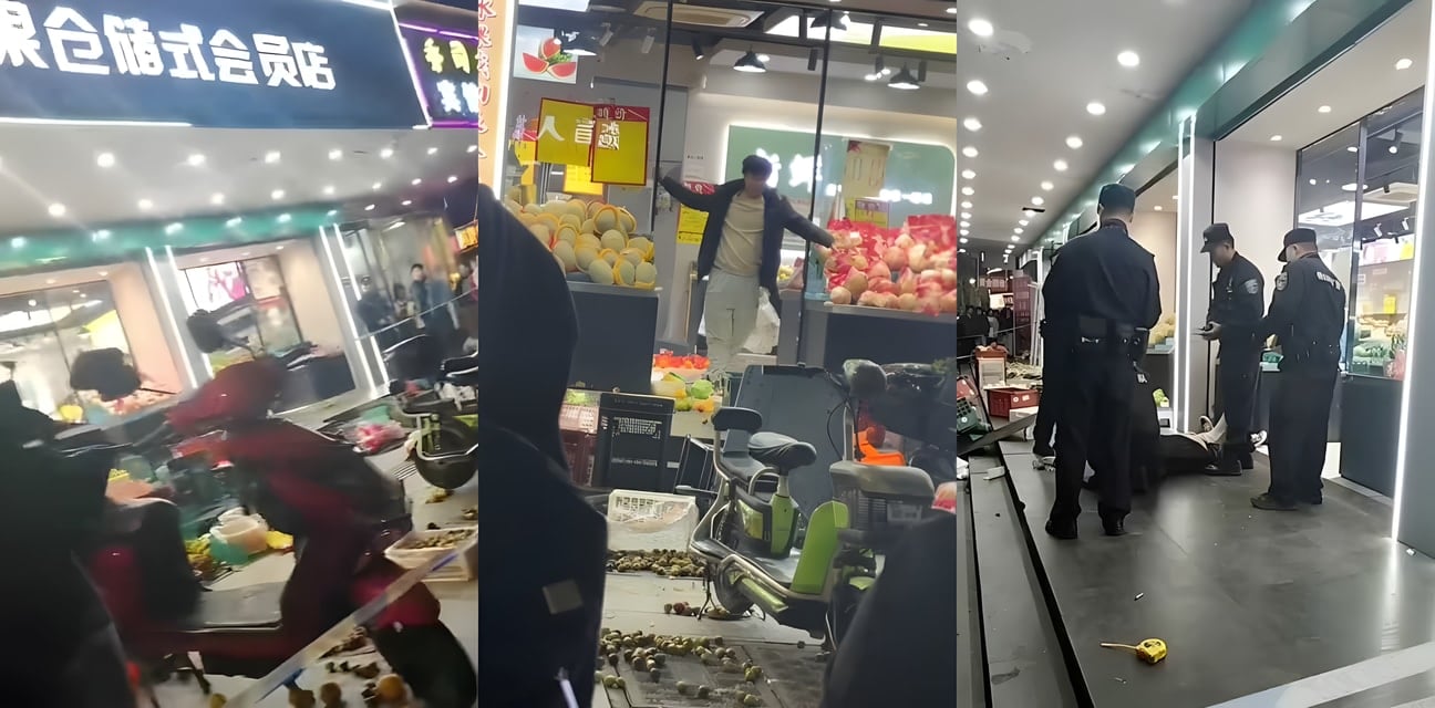 杭州水果店老板拖欠工资黑料！打工仔暴怒砸店哭喊上有老下有小，老婆要离婚现场抓现行