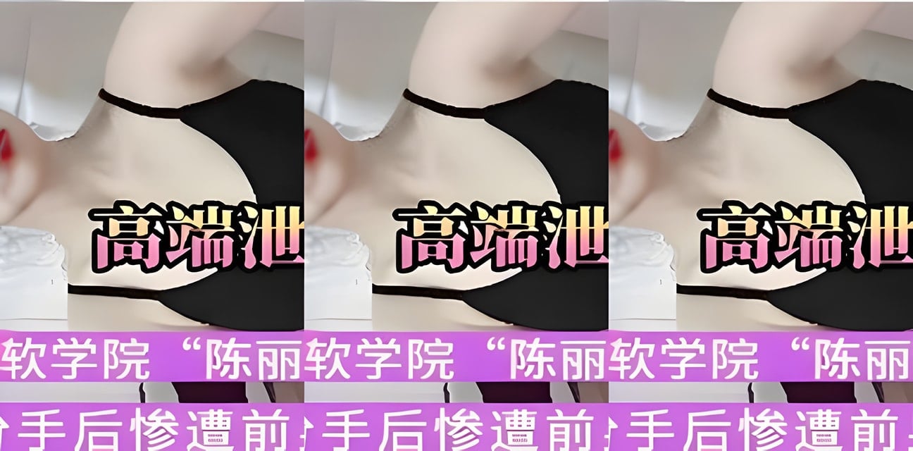 广州大学华软学院陈丽媛分手惨遭前男友报复！高端泄密事件全曝光