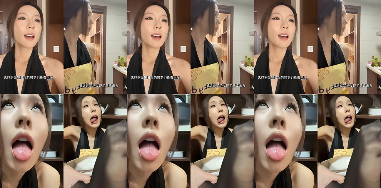 妈妈下班做饭儿子厨房偷要口交！同学在旁目睹劲爆一幕