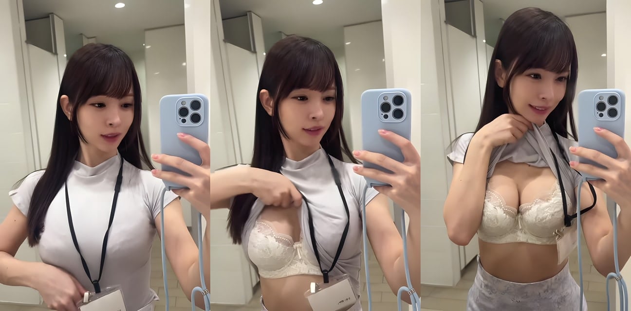 抖音巨乳甜美小妹半遮半掩诱惑炸裂！不全露才够撩人 网友直呼受不了
