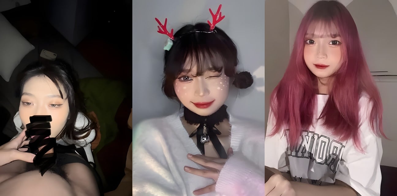 極品美少女私密電影大曝光！清純少女黑絲誘惑野戰內射