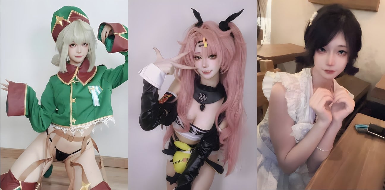 虎皮折耳猫cosplay次元大赏惊艳全场！自信撩人姿势藏不住极品身材秘密