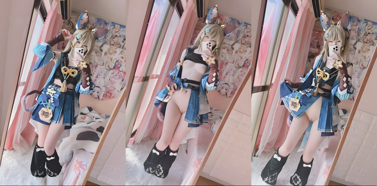 Misa习呆呆写真合集！原神cosplay露点劲爆全曝光