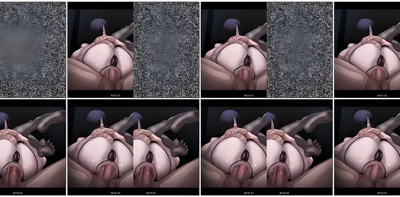 SoftShikiOni 2D动漫巨乳贞子蕾丝差分