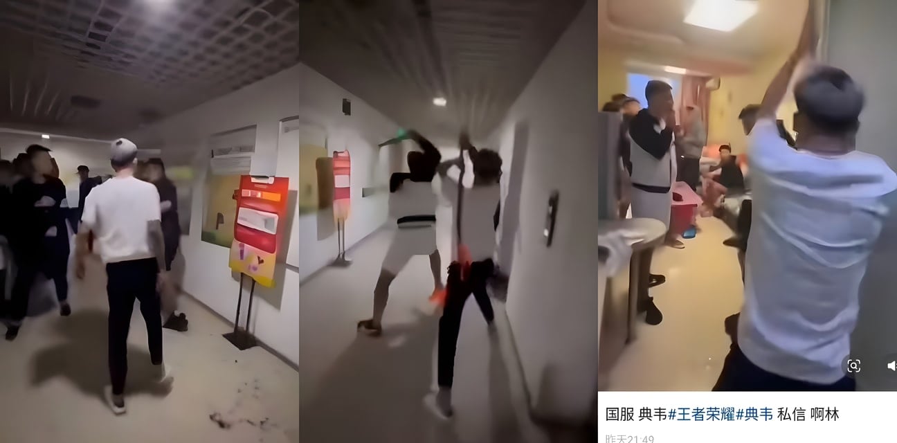 抖音热瓜！国服典韦精神小伙公寓内连砍17刀 血流成河拳打脚踢太劲爆