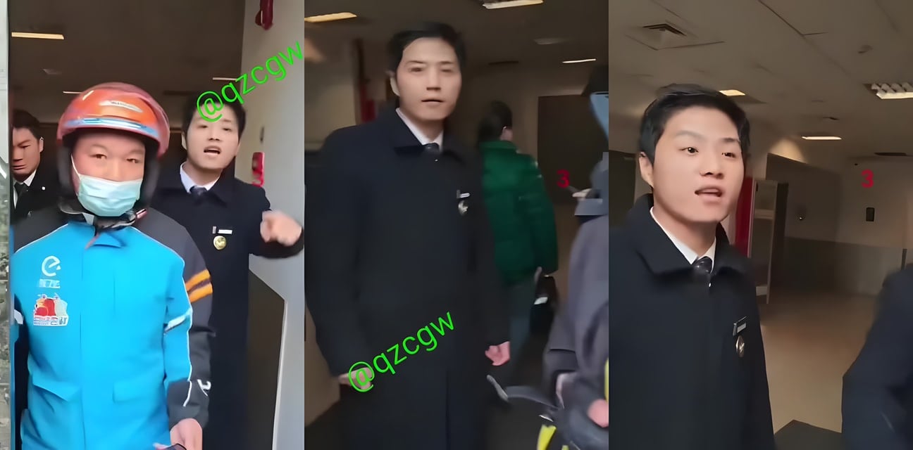宁波保安狠扔外卖妹钥匙下水道！甜美小妹崩溃哭喊被霸凌全网炸锅
