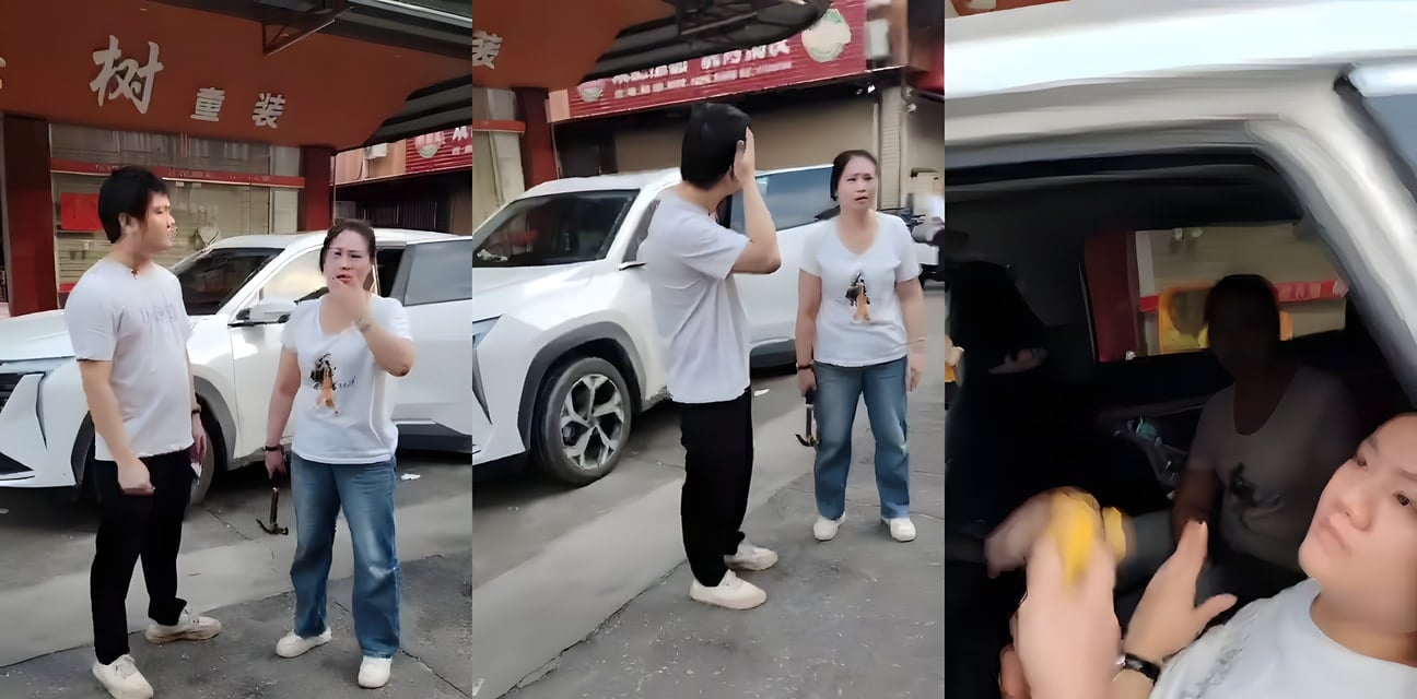 广东揭阳47岁人妻偷情抓奸现场！31岁奸夫当场被老婆暴打，衣服扯烂尖叫连连太炸裂！