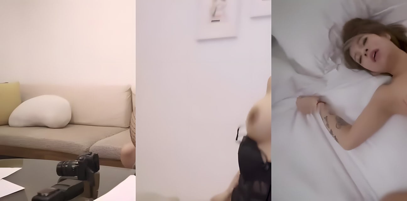 摄影师诱惑极品女模现场发情！娇喘连连欲火焚身狂吻爱抚猛插高潮