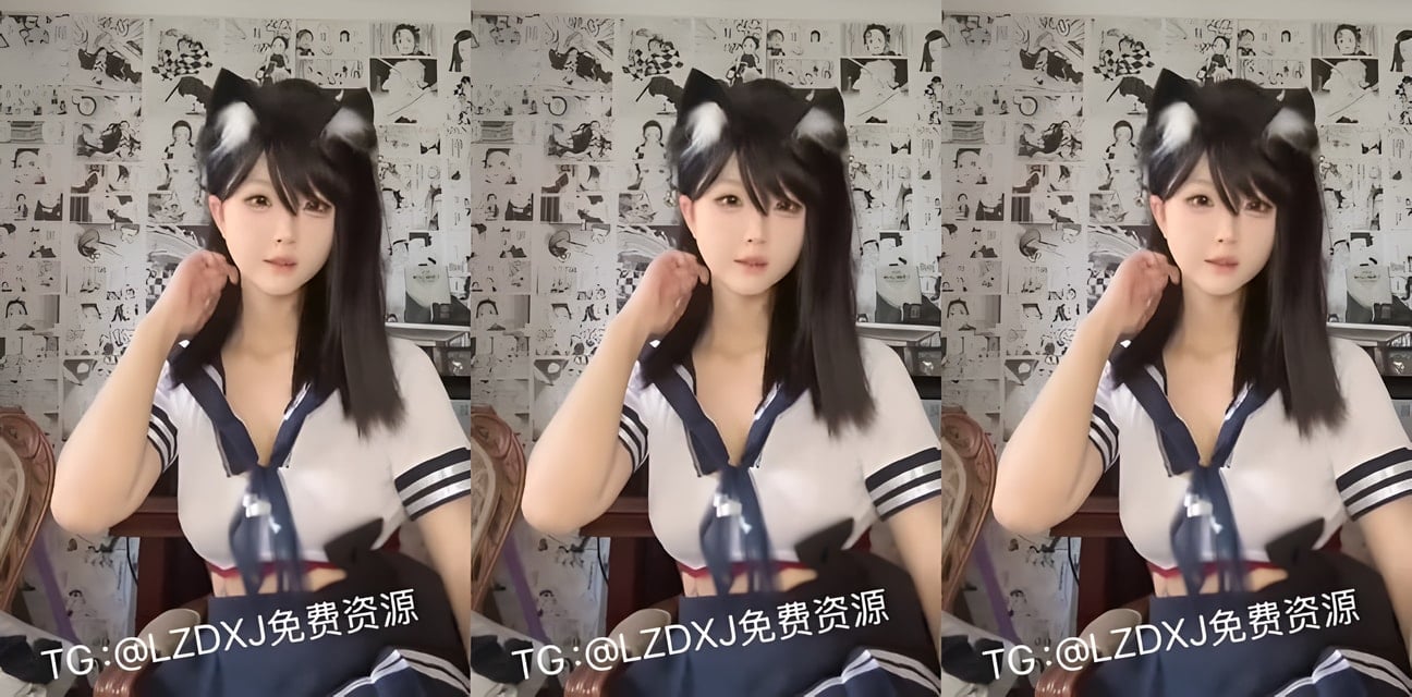 B站反差UP主羊咩咩福利视频意外流出！甜美少女黑丝JK私密一面全曝光
