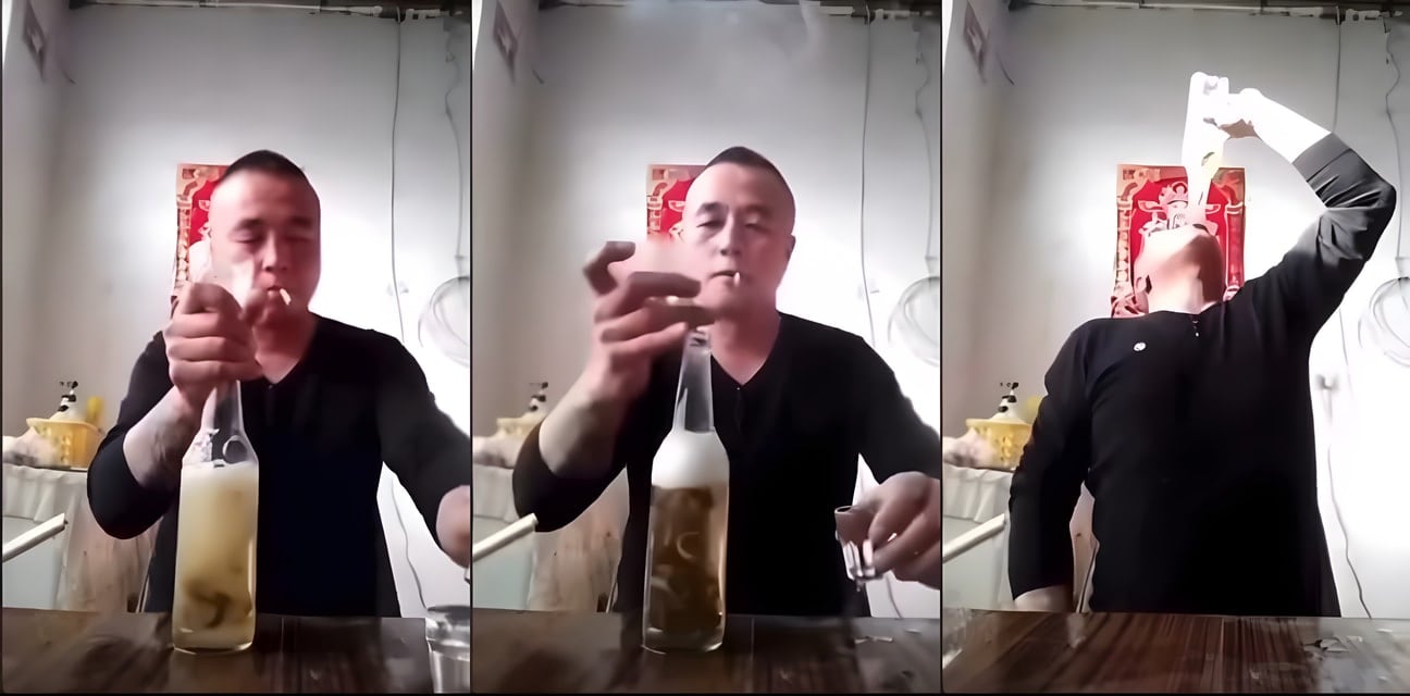 神秘女子深夜吃泥鳖喝酒！身份曝光全网炸锅