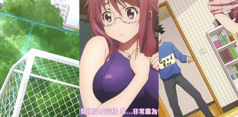 偷窥狂魔盯上极品眼镜娘，泳装诱惑无法抵挡