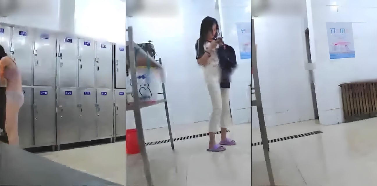 大学浴室偷拍劲爆！极品学生妹超级巨乳晃荡喷水 奶子大过头狂吸睛