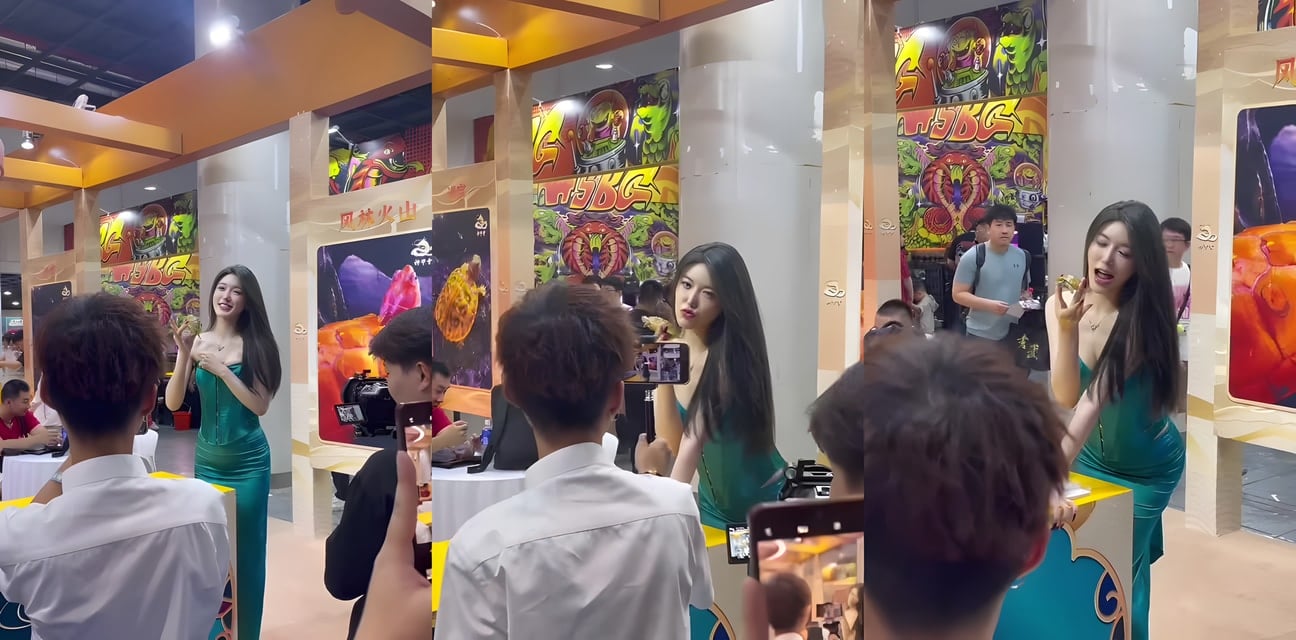 上海龟展惊天丑闻！极品嫩模现场脱衣勾引富豪 狂野露出私拍全网疯传
