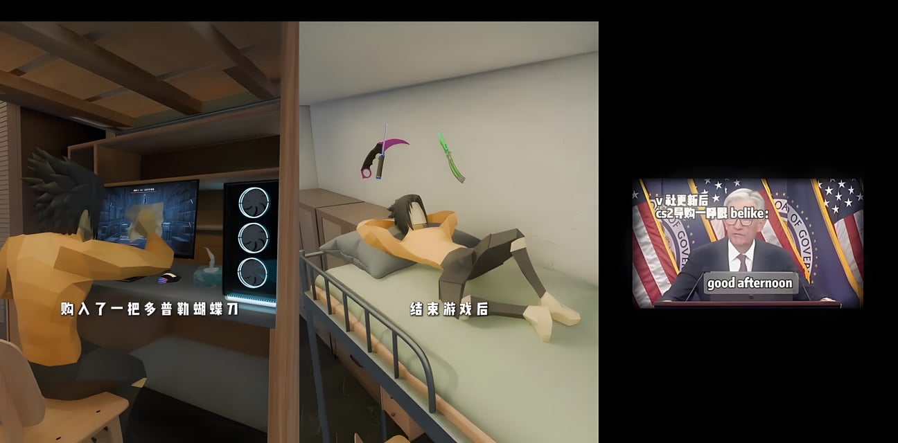 大学生妹子立志华尔街狼却沉迷CSGO饰品暴跌吃瓜！