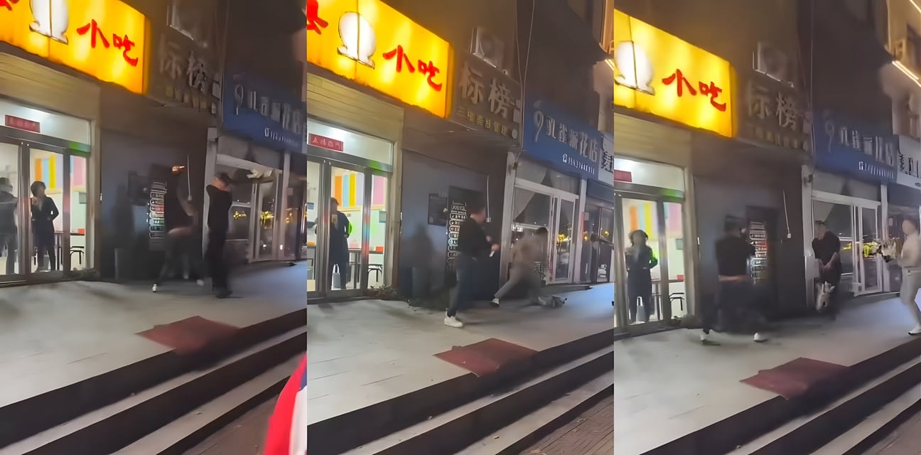 河南省砂锅店血腥屠杀！男子剪刀狂捅清纯少女十几刀 鲜血喷溅路人惊逃