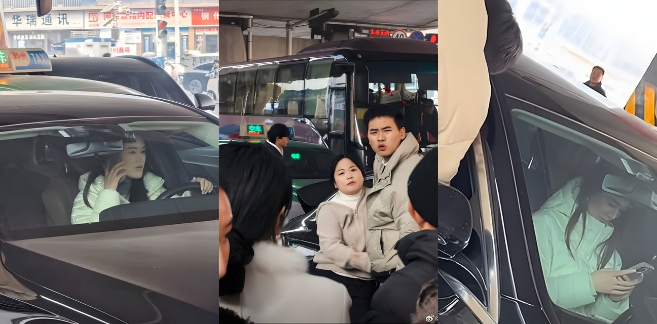 奔驰男街头为小三暴打原配！出轨实锤全网炸锅