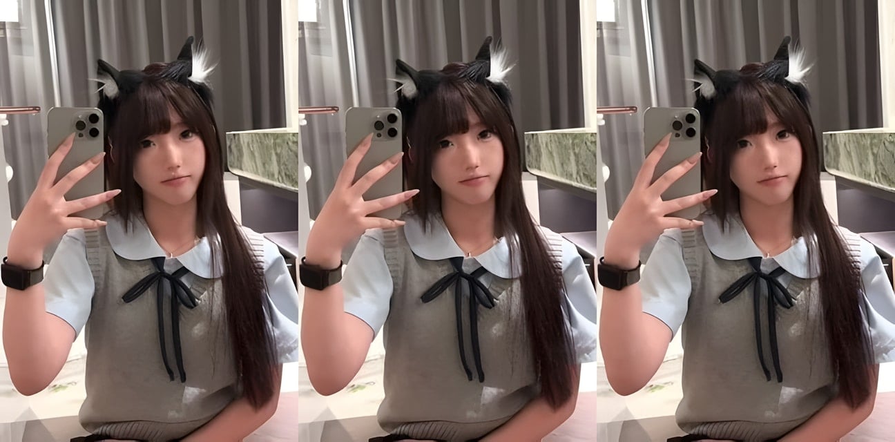 菠萝酱万元制服露点合集太犯规！邻家妹妹美乳雪逼骚哭了
