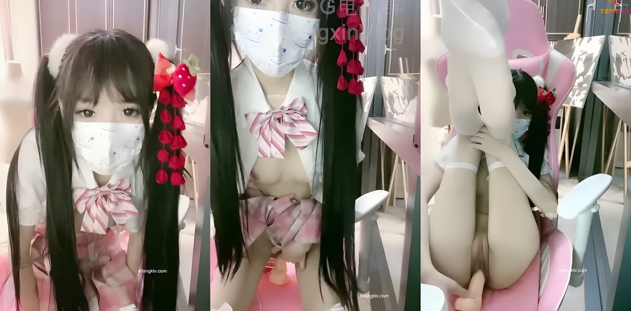 甜蜜私拍雙絲清純少女 黑絲白絲誘惑纏綿 極致挑逗讓人血脈賁張！