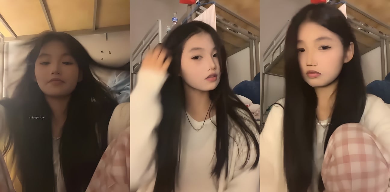十四诗宿舍独处惊人举动曝光！眼镜乖乖女反差炸裂