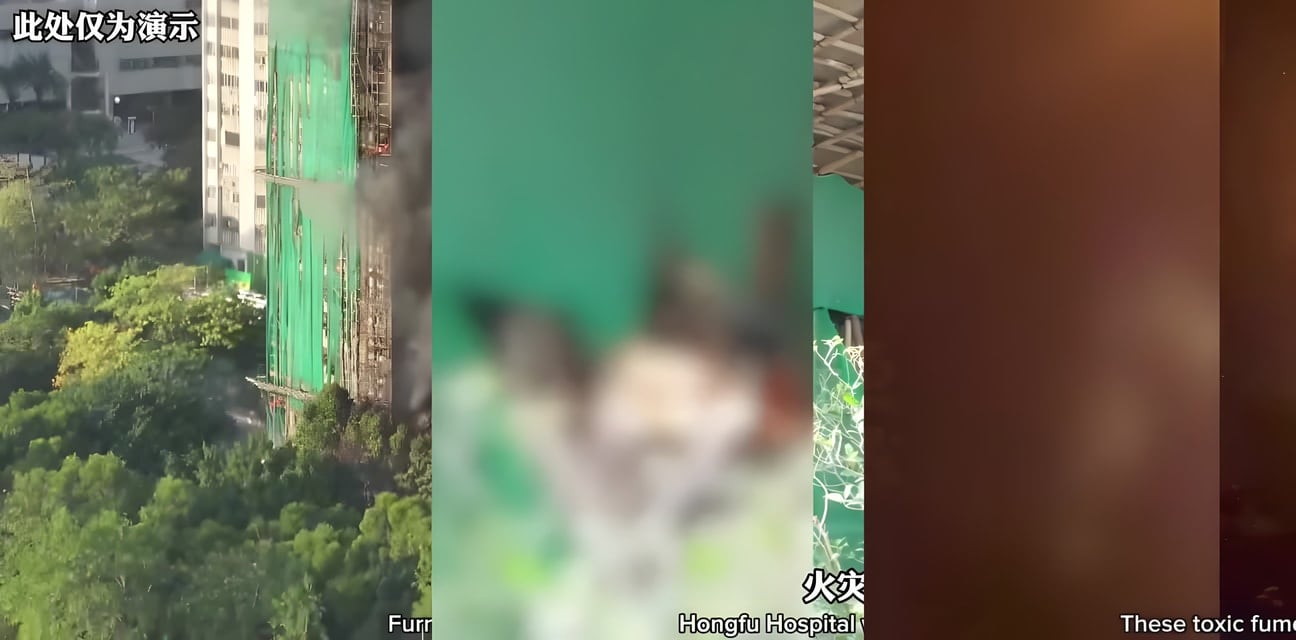 香港大埔宏福苑突發大火！居民驚逃火海濃煙沖天全城震驚