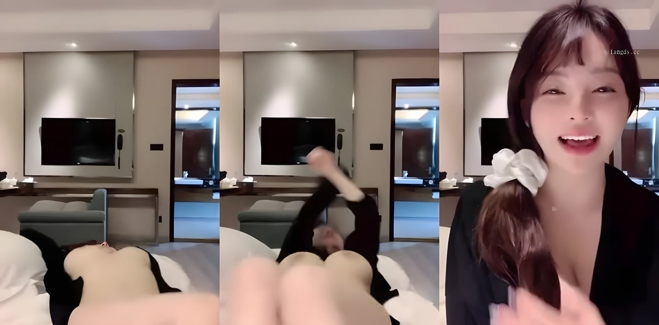 抖音清纯少女酒店激战大瓜！黑丝嫩模被猛男狂插高潮失禁 私拍视频全网疯传