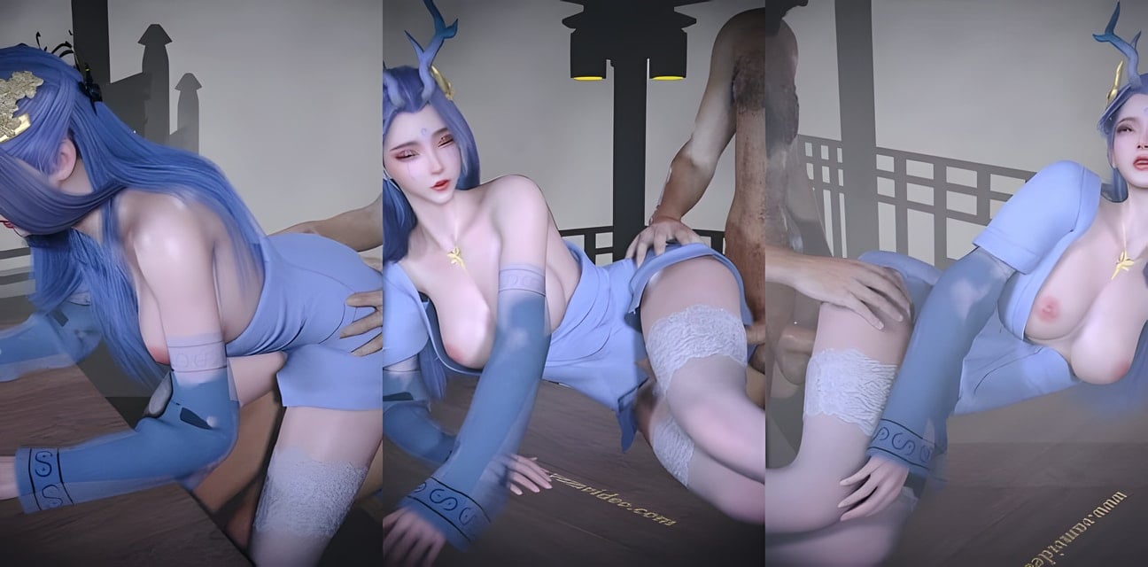 龙女VAM：后入中出激情碰撞