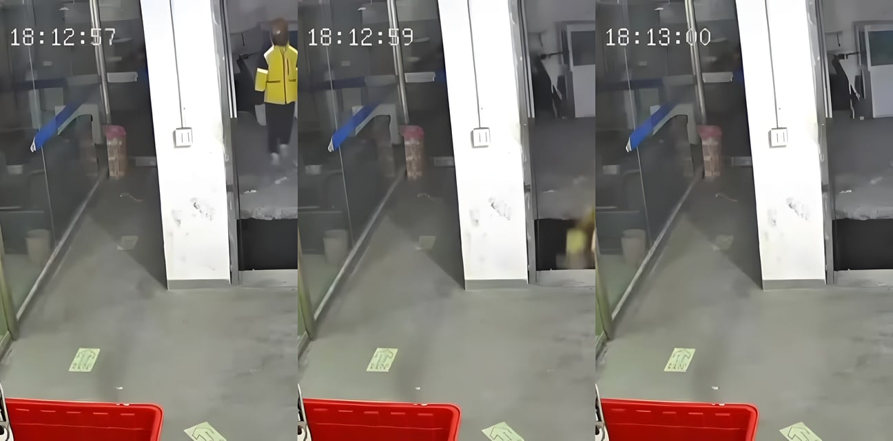 外卖小哥高危送餐！遇极品少妇全裸开门 瞬间沦陷狂干内射