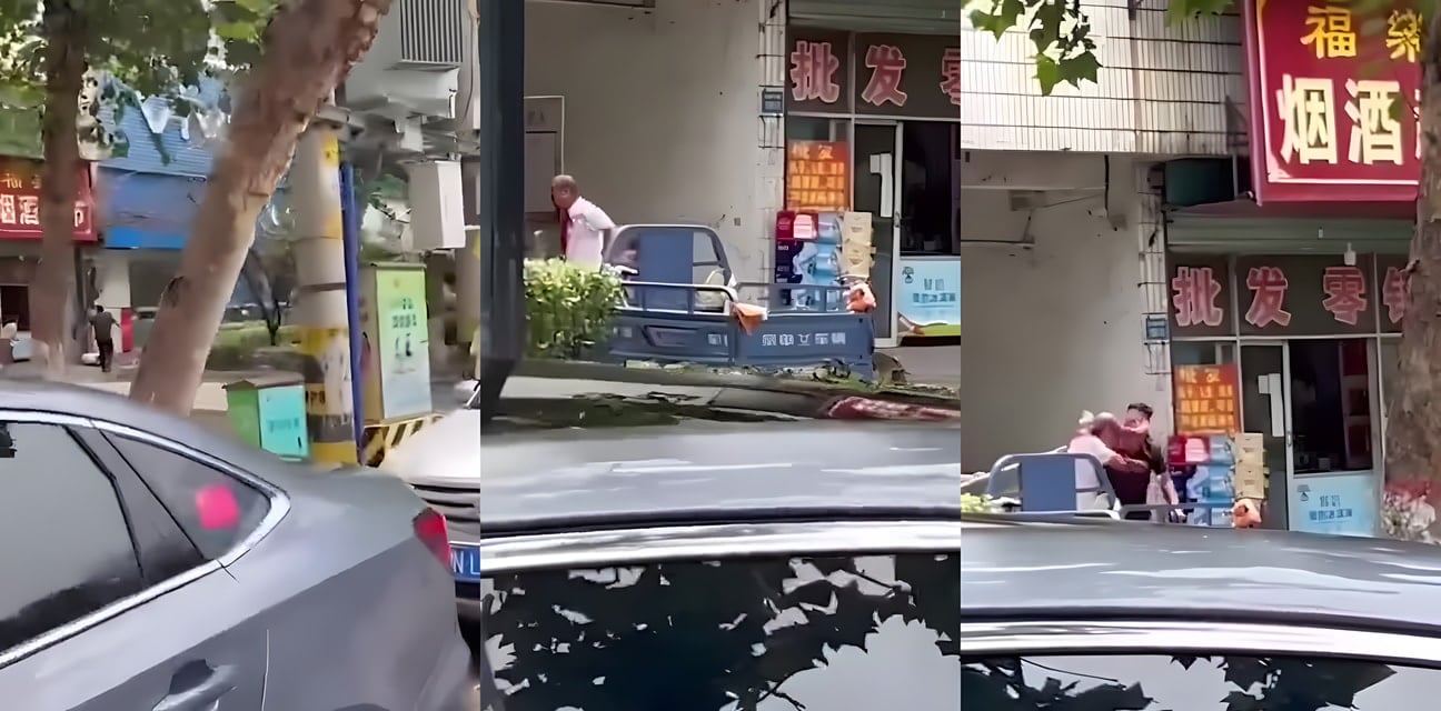 河南永城汽车站惊爆情仇血案！男子抓奸怒捅偷情汉 现场血染衣衫 激情三角恋酿惨剧