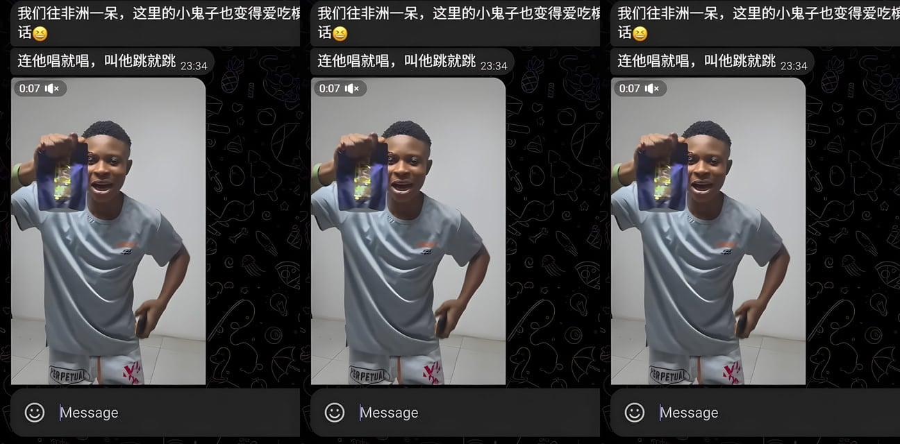 非洲槟榔盘总带妹狂欢大瓜！华人老哥教黑妹吃槟榔上瘾 边嚼边扭腰浪叫 劲爆视频全网疯传