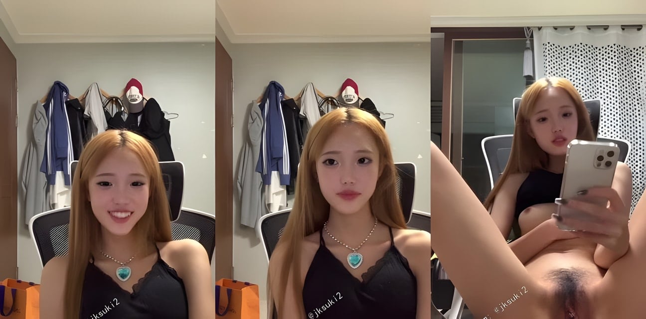 韓國金髮高顏值女大生深夜私密視頻瘋傳！完整2個畫面曝光全網震驚