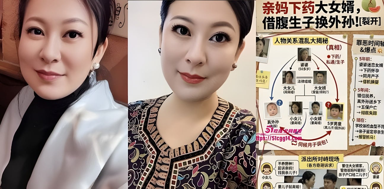毁三观！江门丈母娘迷奸女婿怀孕掉包孙子5年终翻车