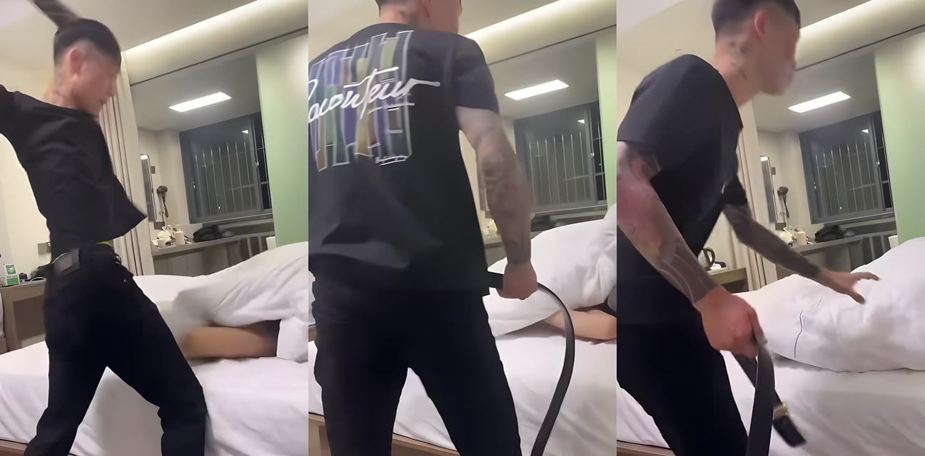 精神小妹深夜密會精神小伙！酒店進出畫面曝光全網炸鍋